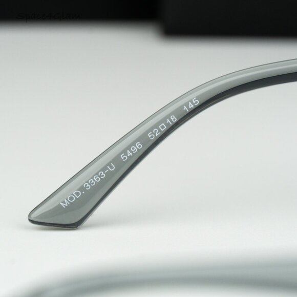 BRAND NEW Versace VE3363U 5496 Grey Demo Square Unisex Eyeglasses VE 3363U - Picture 4 of 6